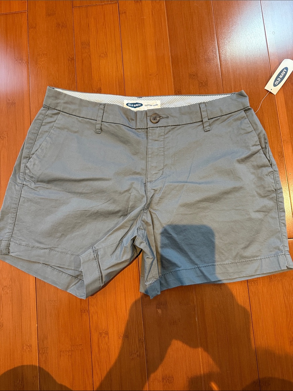 Old Navy Gray Cotton Chino Shorts